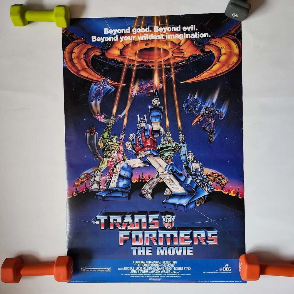 TRANSFORMERS THE MOVIE Poster Hasbro 2001 Y2k Movie Poster